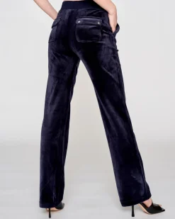 Dame Juicy Couture Del Ray Classic Velour Pant Pocket Design