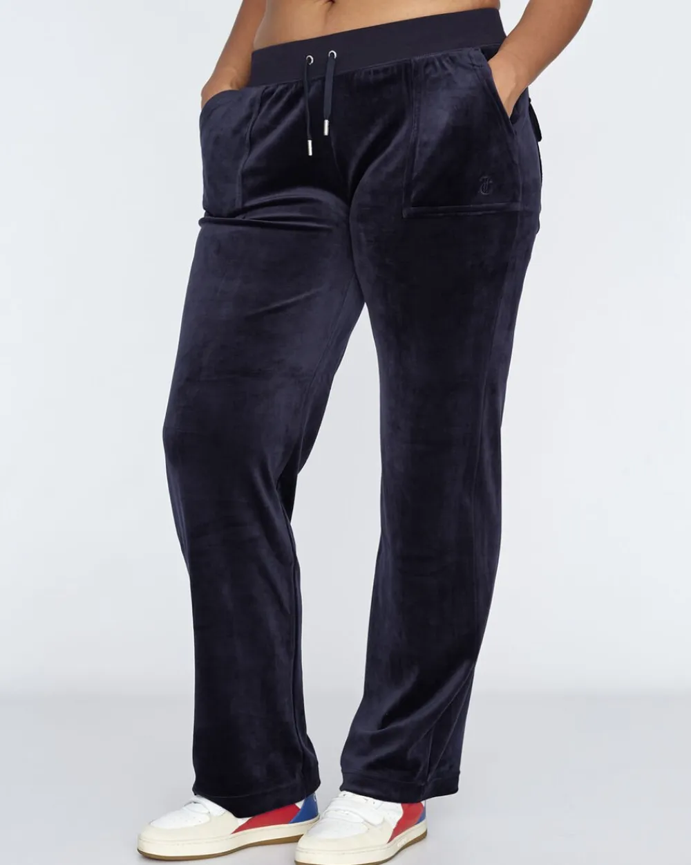 Dame Juicy Couture Del Ray Classic Velour Pant Pocket Design