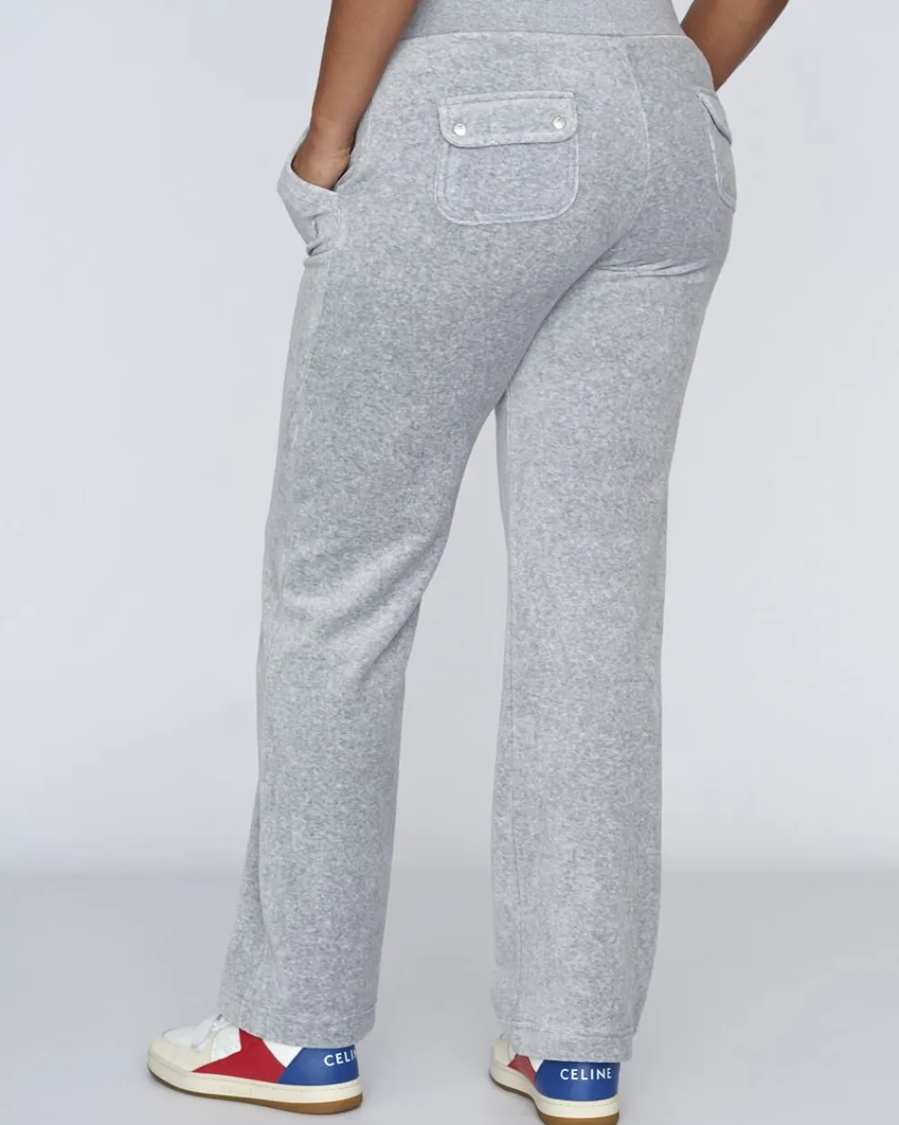 Dame Juicy Couture Del Ray Classic Velour Pant Pocket Design
