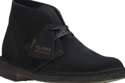 Clarks Originals Desert Boot. Black Sde, D, 4 Black suede Outlet