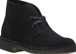Clarks Originals Desert Boot. Black Sde, D, 4 Black suede Outlet
