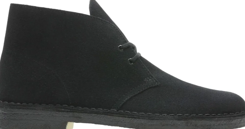Clarks Originals Desert Boot Black Sde, G, 7 Black suede Outlet