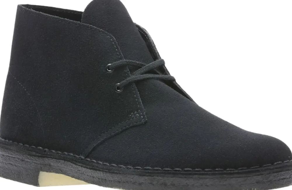 Clarks Originals Desert Boot Black Sde, G, 7 Black suede Outlet