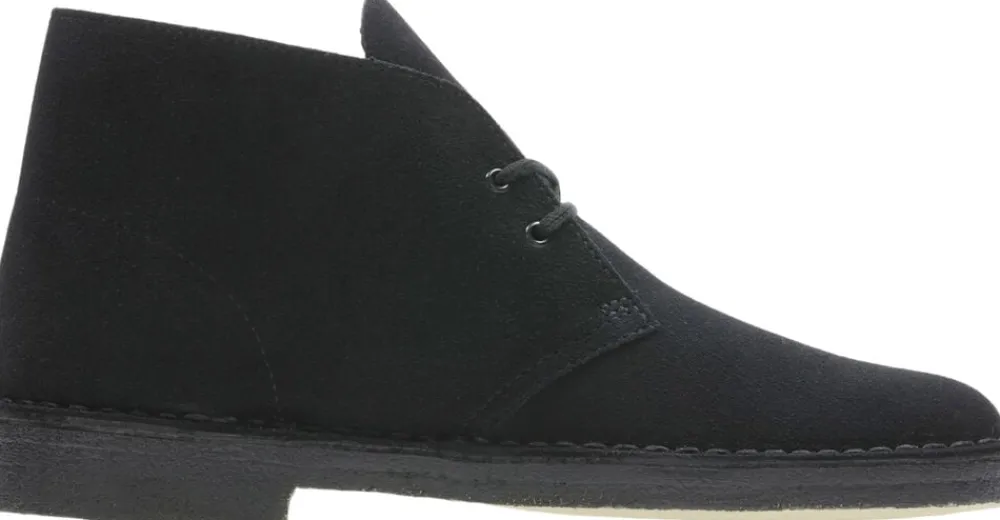 Clarks Originals Desert Boot Black Sde, G, 7 Black suede Outlet