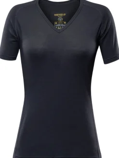 Devold Breeze Merino 150 T-shirt, dame Sort