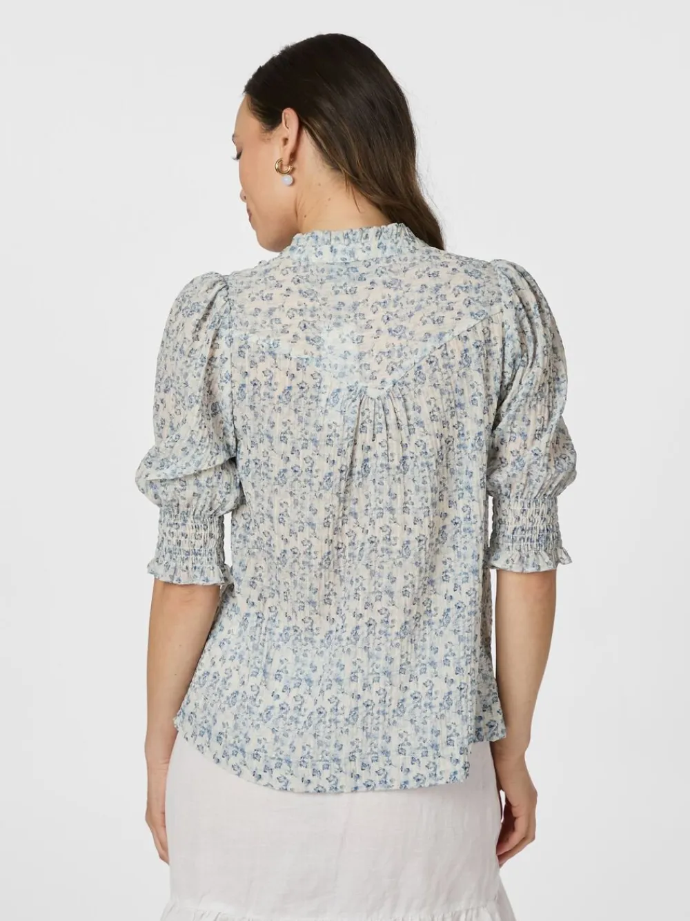 Diana Misty Floral Blouse>Neo Noir Hot
