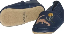 Børn Melton Dinosaur leather slippers
