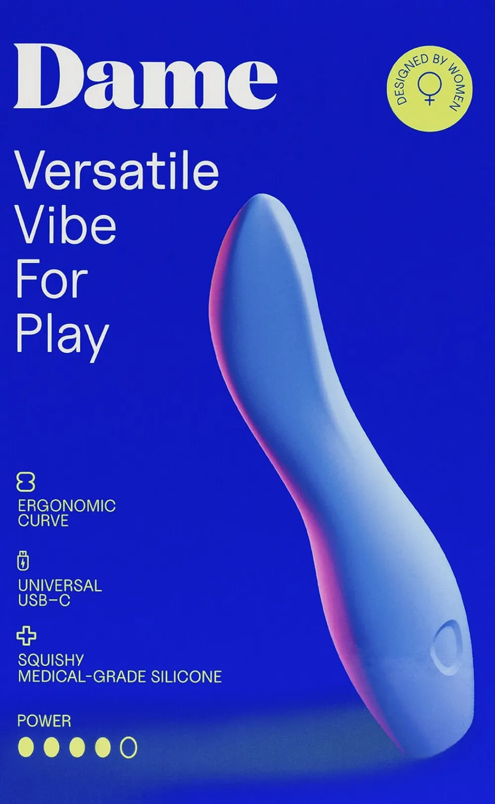 Dame Products Dip 2 Versatile Vibrator Periwinkle