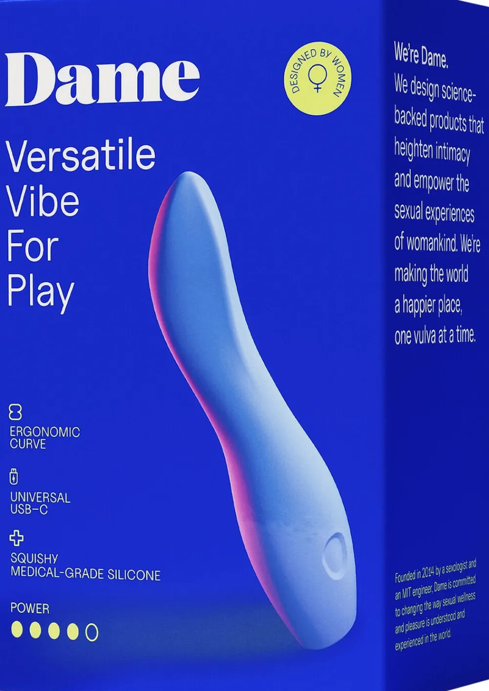 Dame Products Dip 2 Versatile Vibrator Periwinkle