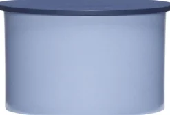 Hübsch District Opbevaringskasse Small Blå/Mørkeblå Discount