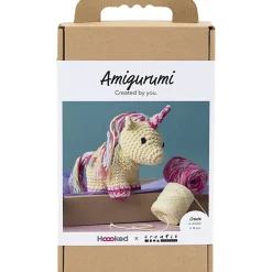 Børn Creativ Company DIY Kit Amigurumi, Enhjørning