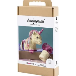 Børn Creativ Company DIY Kit Amigurumi, Enhjørning