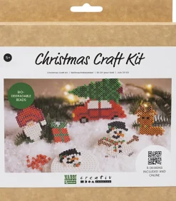 DIY Kit BioBeads , Julebil, rensdyr, snemand, nisse og gave>Creativ Company Outlet