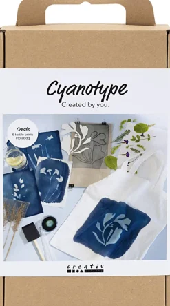 Creativ Company DIY Kit Cyanotypi, Tekstil Sale