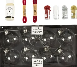 Børn Creativ Company DIY Kit Julekugler, Glitter