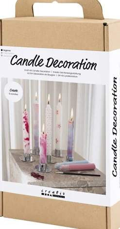 DIY Kit Lysdekoration, Dekorerede kronelys><noscript><img width=