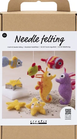 DIY Kit Nålefiltning, Dyr i vandet>Creativ Company Clearance