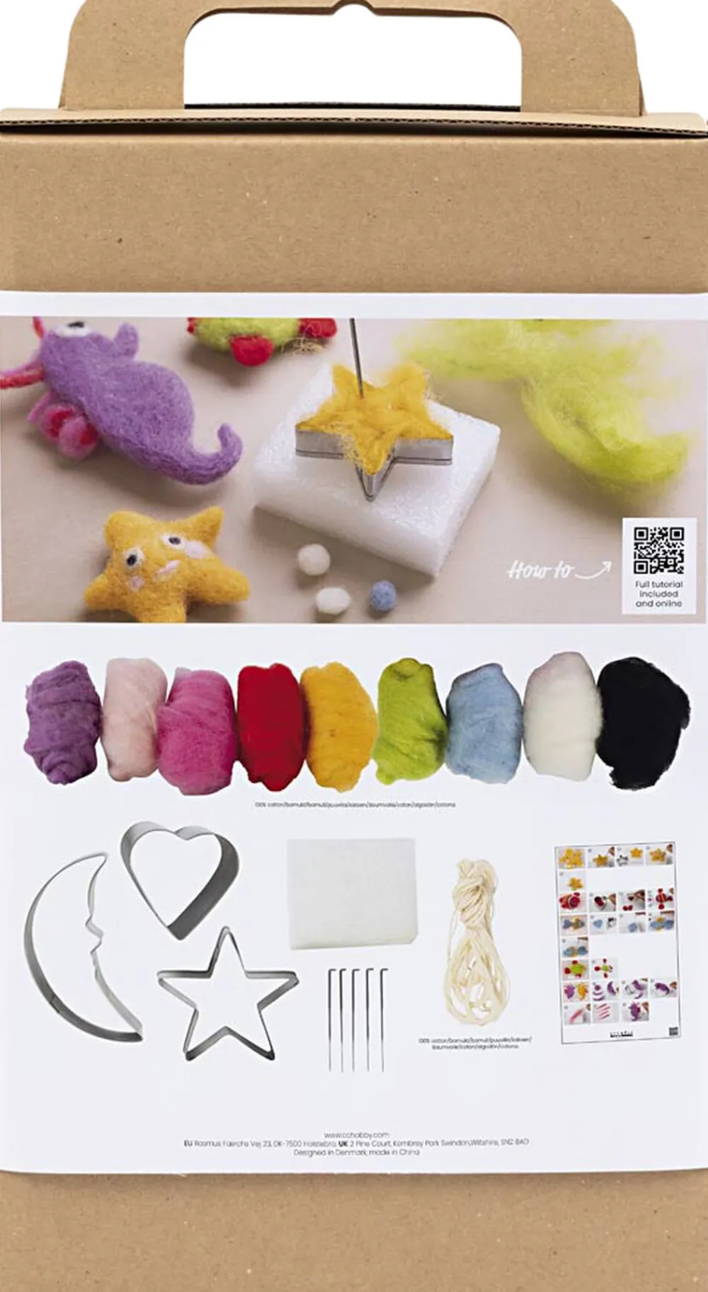 DIY Kit Nålefiltning, Dyr i vandet>Creativ Company Clearance