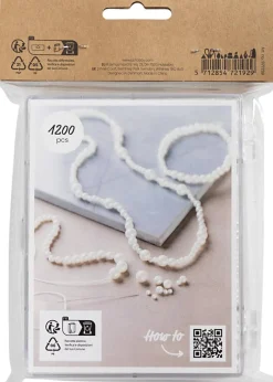 Børn Creativ Company DIY Mix Smykker, Halskæde og armbånd, hvid perlemor