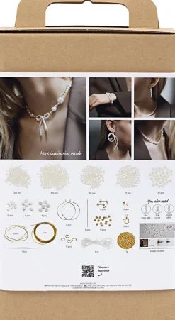 DIY Mix Smykker, Halskæder, armbånd, øreringe, forgyldt, hvi>Creativ Company Online