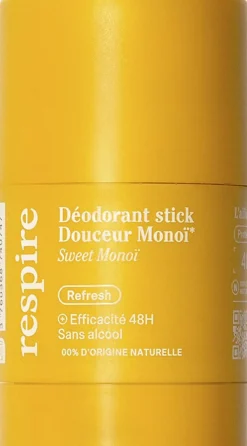 Respire Déodorant Stick Douceur de Monoï - Efficacité 48H