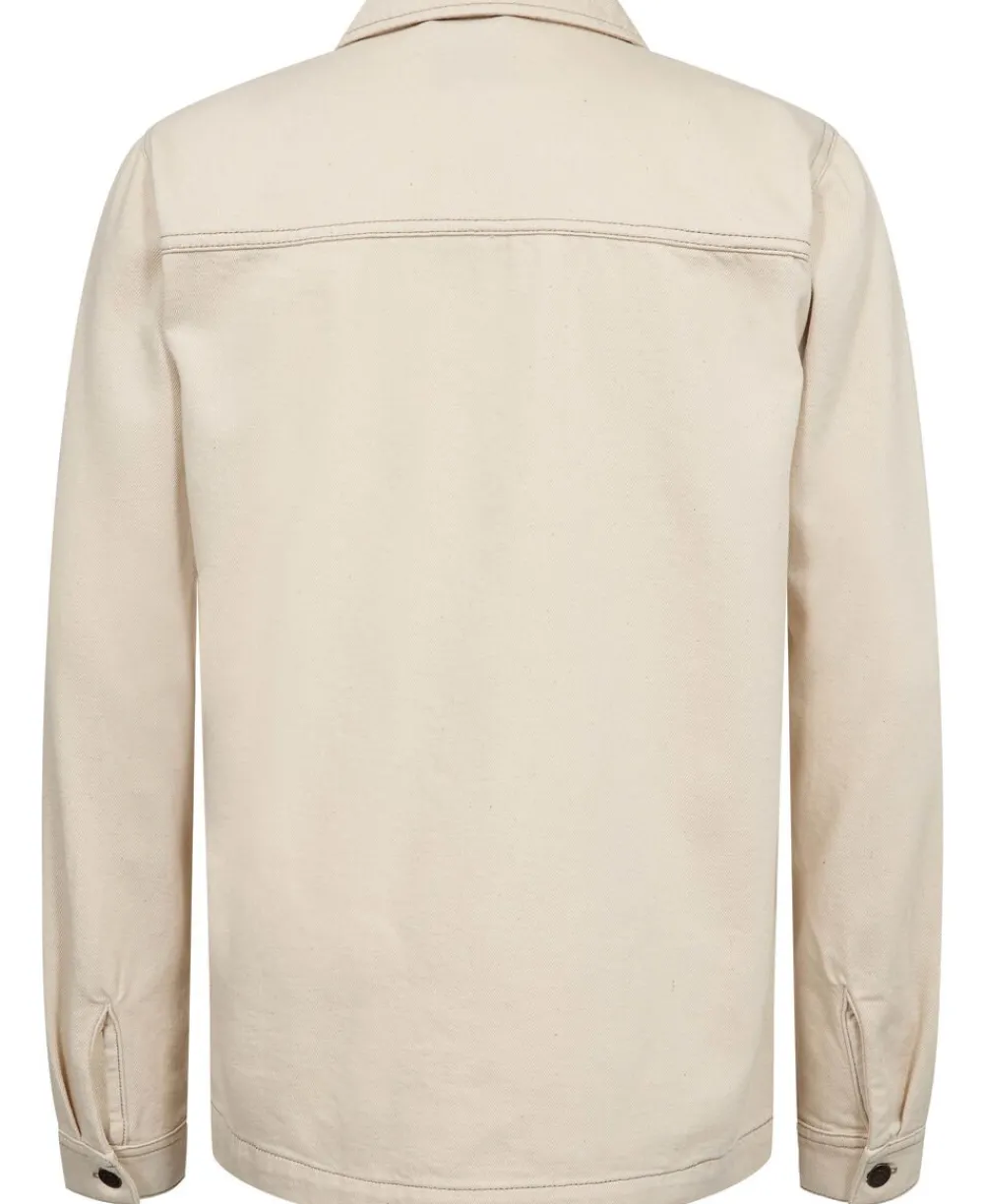 Magasin du Nord Collection Domenic 3G overshirt Natural denim Clearance
