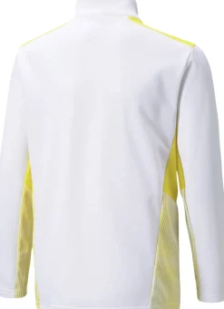 Puma Dortmund træningstrøje 1/4 lynlås Hvid Outlet