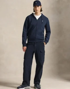 Polo Ralph Lauren Double-Knit Full-Zip Hoodie Blå New