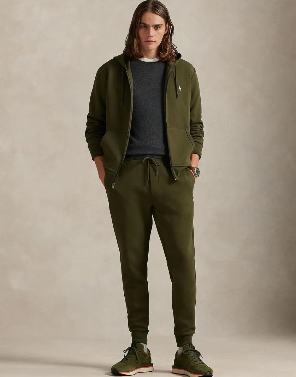 Double-Knit Full-Zip Hoodie>Polo Ralph Lauren Discount