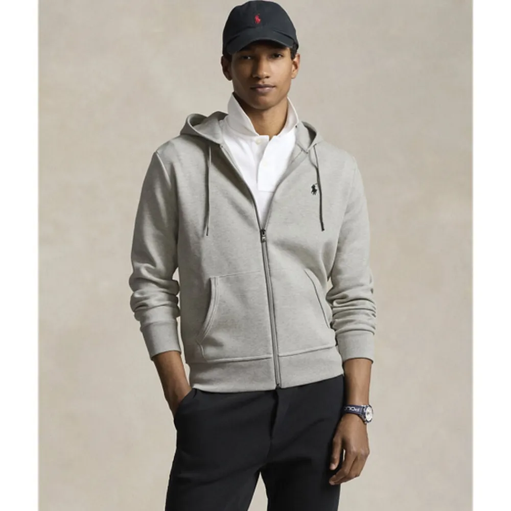 Double-Knit Full-Zip Hoodie>Polo Ralph Lauren New