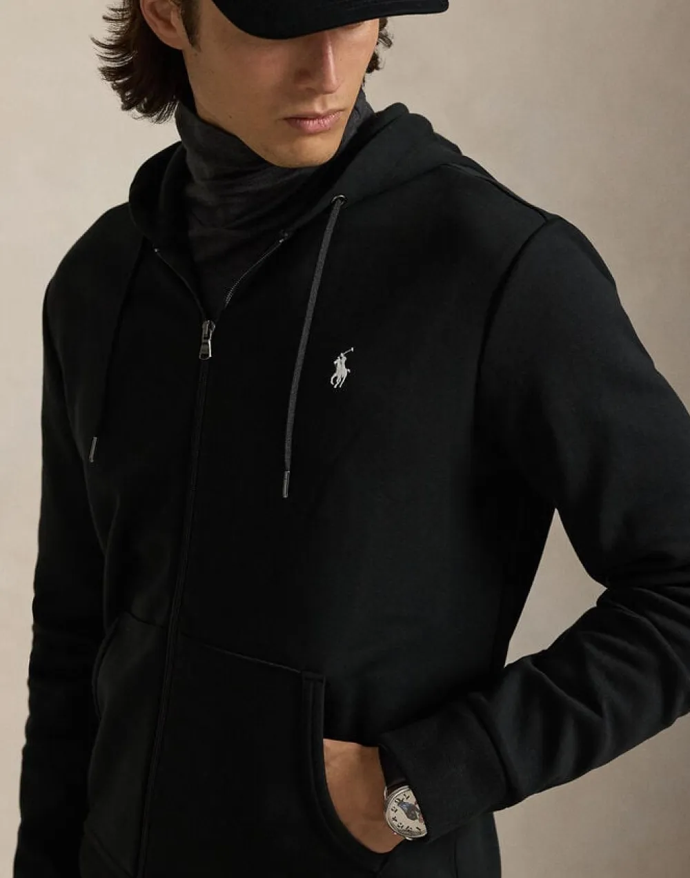 Double-Knit Full-Zip Hoodie>Polo Ralph Lauren Discount