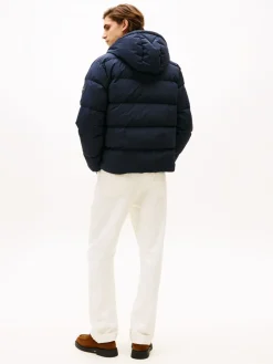 Tommy Hilfiger DOWN HOODED PUFFER JKT Desert sky Online