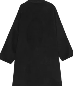 REMAIN DRAPY WOOL COAT Black Outlet