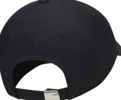 Nike Dri-FIT Club Unstructured Metal Swoosh kasket Sort Best