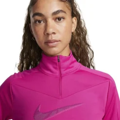 Nike Dri-FIT Swoosh løbetrøje Pink Hot
