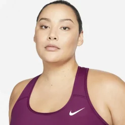 Dame Nike Dri-Fit Swoosh Medium-Support sports bh (Plus Size)