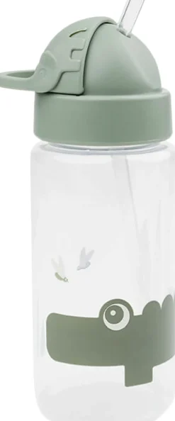 Drikkedunk m/ sugerør Croco Grøn>Done by Deer Online