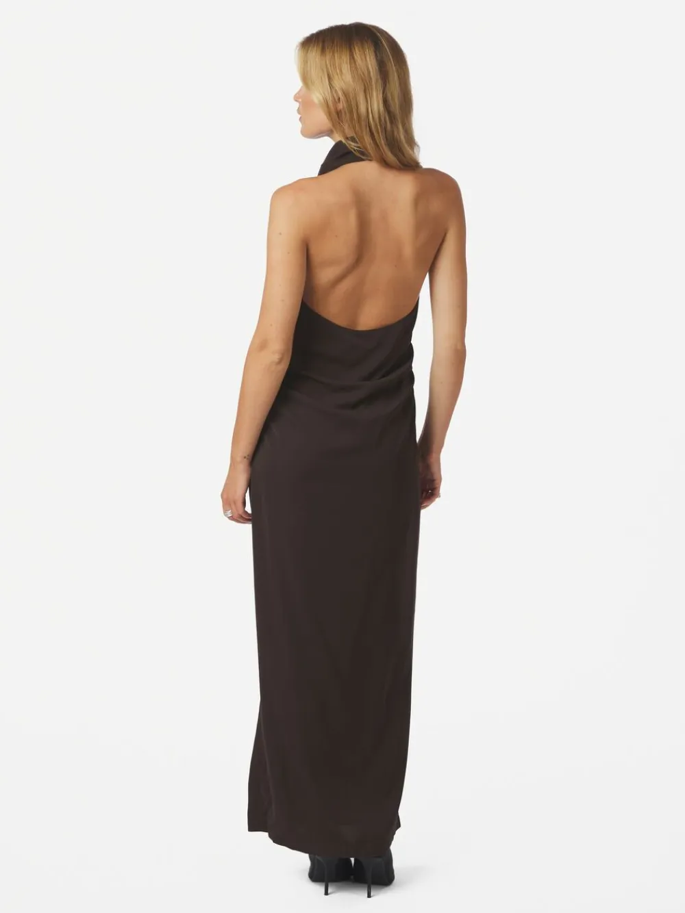 Neo Noir Dunie Dress Dark brown New