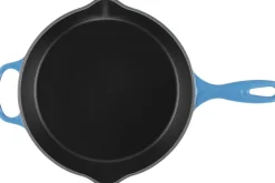 Le Creuset Dyb Stegepande i støbejern 26cm Azure Blue