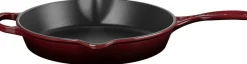 Dyb Stegepande i støbejern 26cm Garnet>Le Creuset Discount