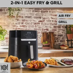 OBH Nordica Easy Fry & Grill Precision 2in1 Black Digital New