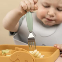 Done by Deer Easy-grip bestiksæt Deer friends Grøn Gr&oslash;n Clearance