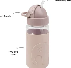 Børn Done by Deer Easy-grip drikkedunk m/ sugerør Elphee