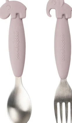 Easy-grip ske og gaffel sæt Deer friends>Done by Deer Best