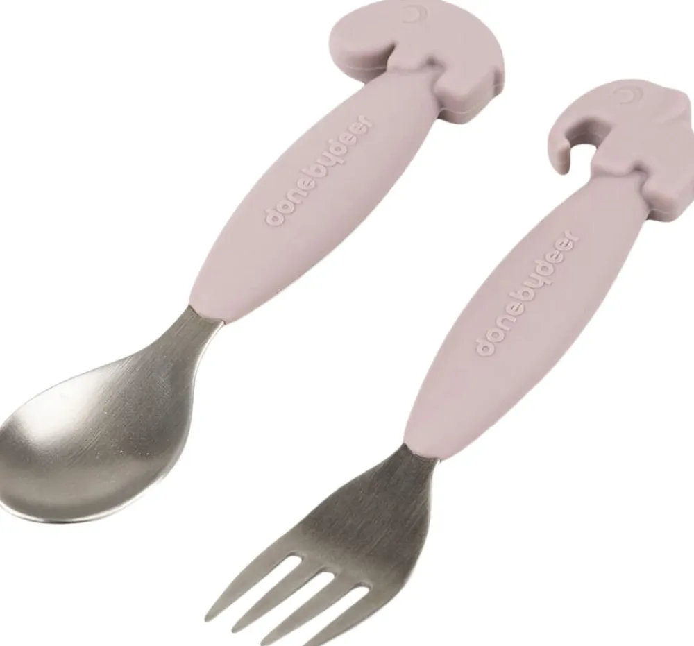 Easy-grip ske og gaffel sæt Deer friends>Done by Deer Best