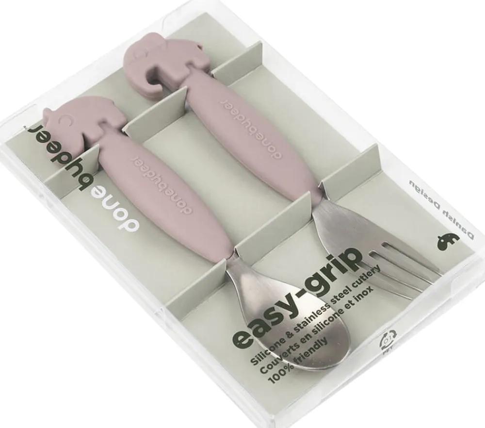 Easy-grip ske og gaffel sæt Deer friends>Done by Deer Best