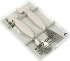 Børn Done by Deer Easy-grip ske og gaffel sæt Deer friends