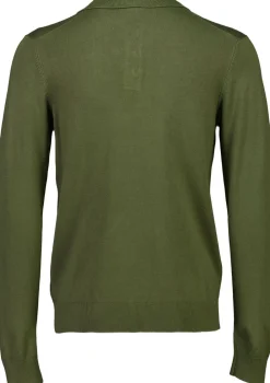 Lindbergh Ecovero L/S polo Gr&oslash;n Clearance