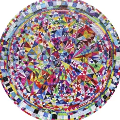 eeBoo - Rundt puslespil 500 brk - Triangle pattern Sale