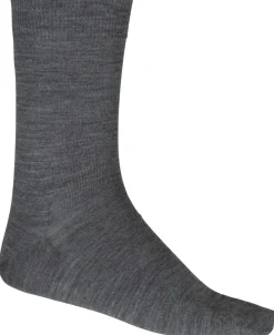 Egtved socks cotton/wool twin, Grå Outlet